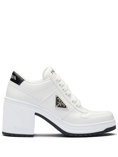 prada buckle strap neoprene sneakers|Prada downtown sneakers.